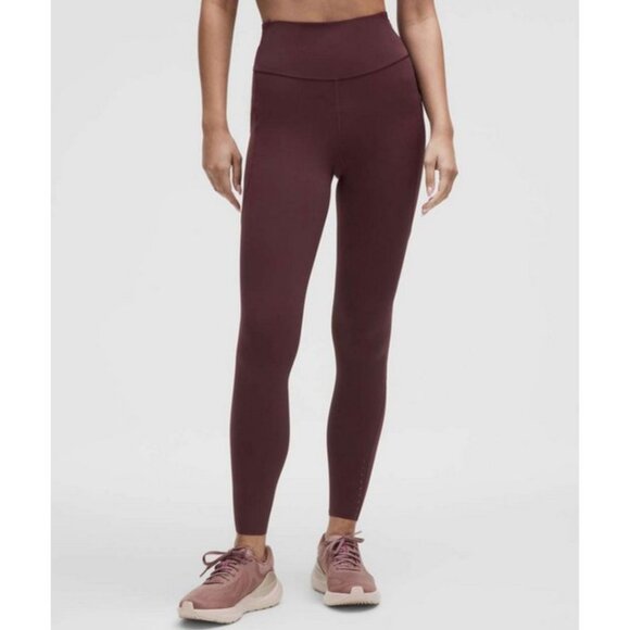 Lululemon Fast and Free High-Rise Tight 28” Pockets Goodnight Plum Size 6 - Picture 1 of 9